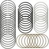 STD Piston Ring Set, 41859CP Replacement Piston Rings Compatible with Chevy/with GMC 4.8L 5.3L LS Engines 1999-2016