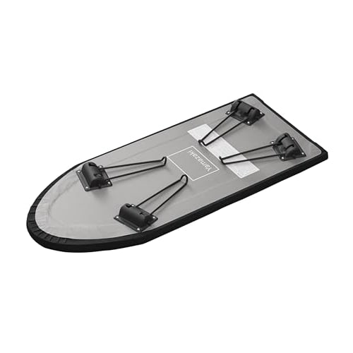 Yamazaki Boat-Shaped Ironing Board, Black, Approx. W75 X D30 X H20cm, Tower Design, Easy To Iron, 1221