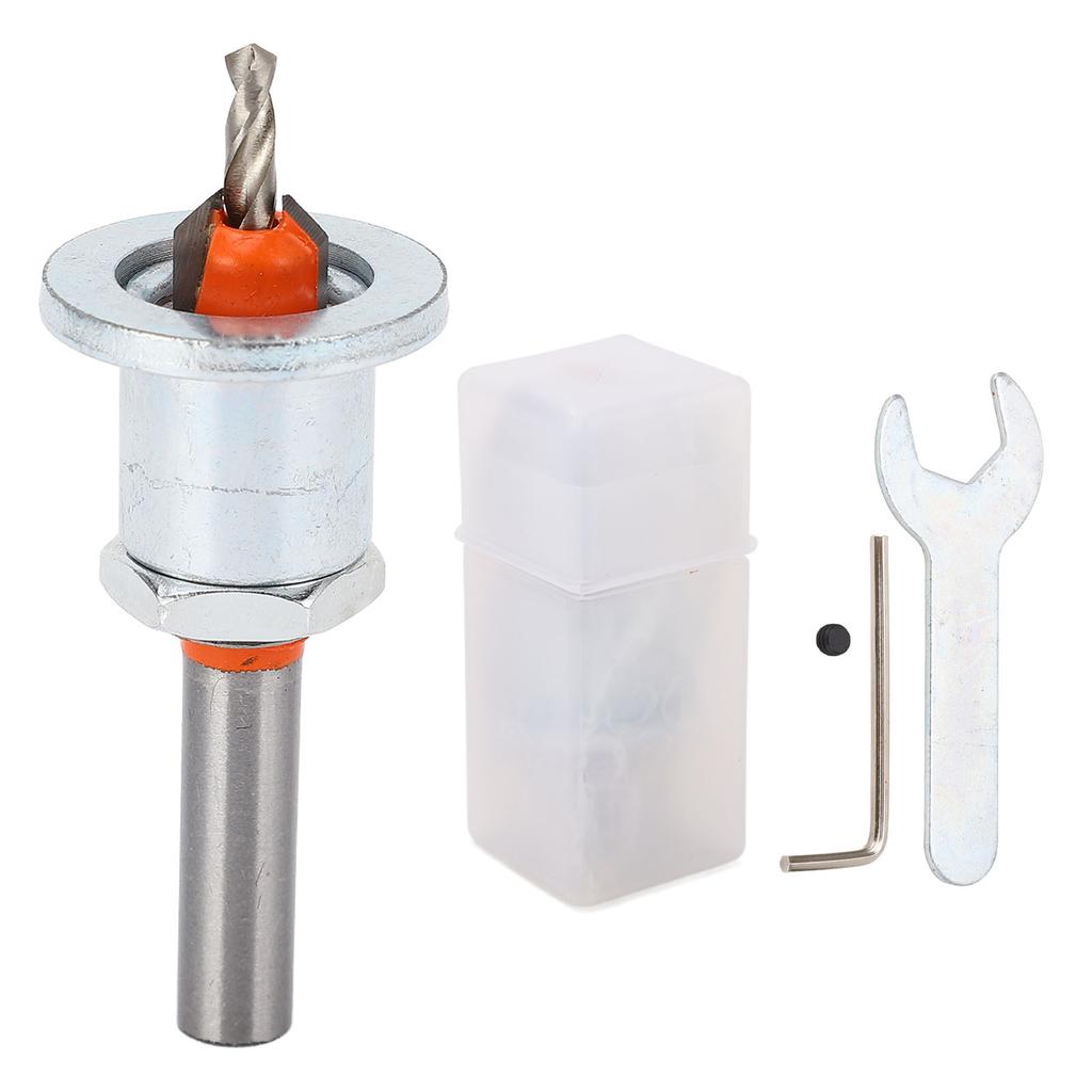 Burghiu pentru alezor 8x10x3.5 Oțel aliat Instrument de găurit reglabil cu opritor de burghiu