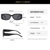3PCS Square Fashion Women Sunglasses Y2K Hip Hop Vacation Beach Party Decoration Glasses Men