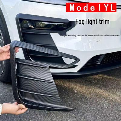 Thunder Style Fog Light Eyebrow Trim for Tesla Model Y Facelift