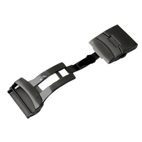 

Прочная застежка для ремешка часов из нержавеющей стали для часов Seiko и Citizen, 18 мм, 20 мм, 22 мм, 24 мм, Черный (Нет логотипа)