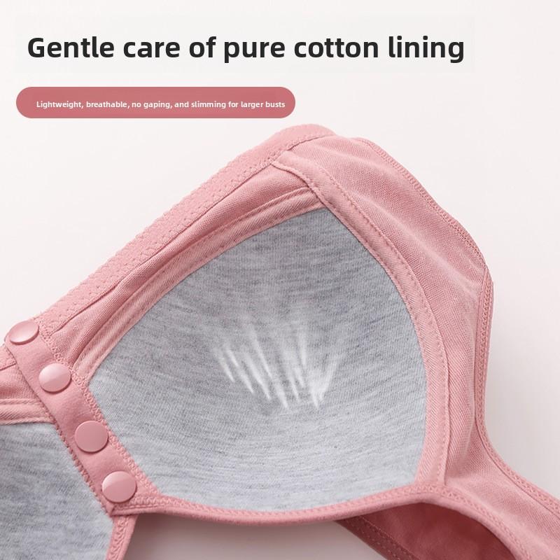 Plus Size Bra for Mature Women Front Closure Fixed Cup Thin Wireless Tank Top Bra Comfortable Supportive Full Coverage Everyday Underwear