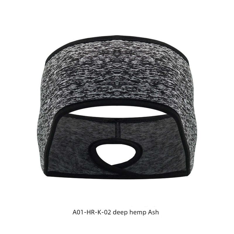 

Forehead Winter Cycling Hair Band Cationic Sports Amazon Ear Protection Ponytail. Running Belt Cold-Proof Fleece Protection A01-HR-K-02 deep hemp Ash All yards