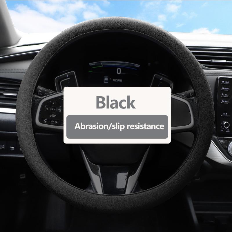 Universal Car Summer Silicone Steering Wheel Cover Elastic Glove Cover Texture Soft Multi Color Auto Decoration DIY Accessories