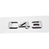 3D Car Tail Letter Stickers Badge for Mercedes Benz C Class C32 C36 C43 C55 C63 C180 C200 C220 C230 Auto Rear Trunk Emblem BA1
