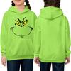 Children's Long-sleeved Loose-fitting Pullover Hoodie With Drawstring And Solid Color