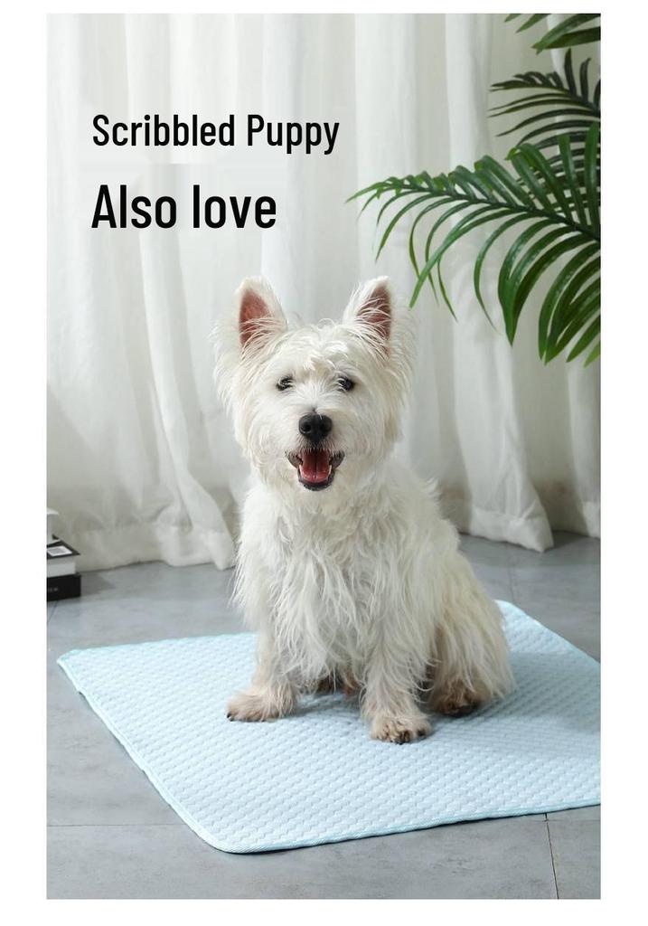 Cooling Ice Silk Pet Mat for Dogs and Cats