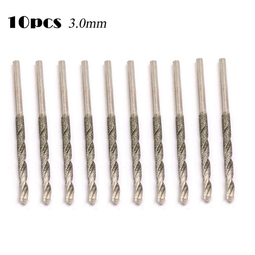 High Speed Spiral Drill Bits for Pendants Cobblestone Set of 10