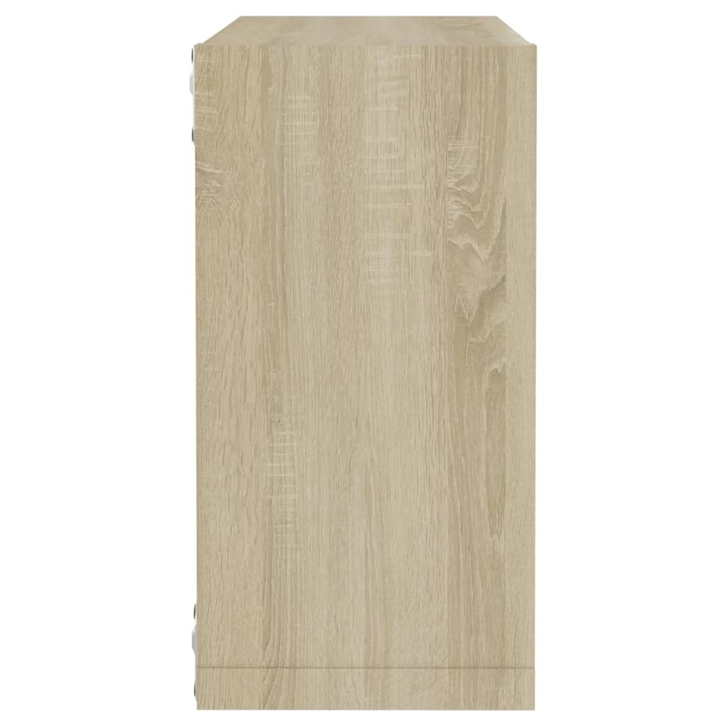 Würfelförmiges Dekor-Regal-Set, 4-teilig, Wanddekoregal, 30x15x30 Cm