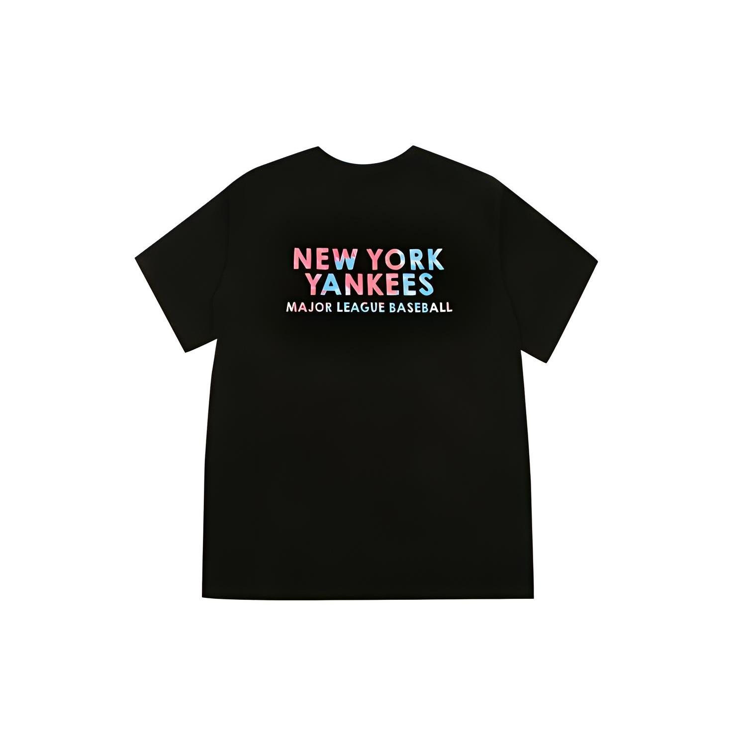 

New MLB Straight T-Shirt Unisex Black 31TSB4031-50L L