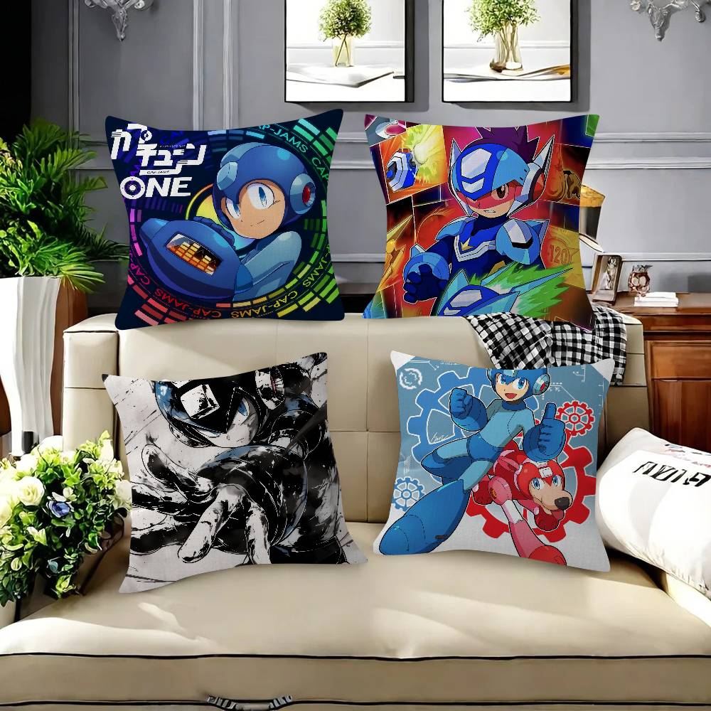 Game RRockman Megamans Personalized picture text home decorative pillows Household Gifts xcm
