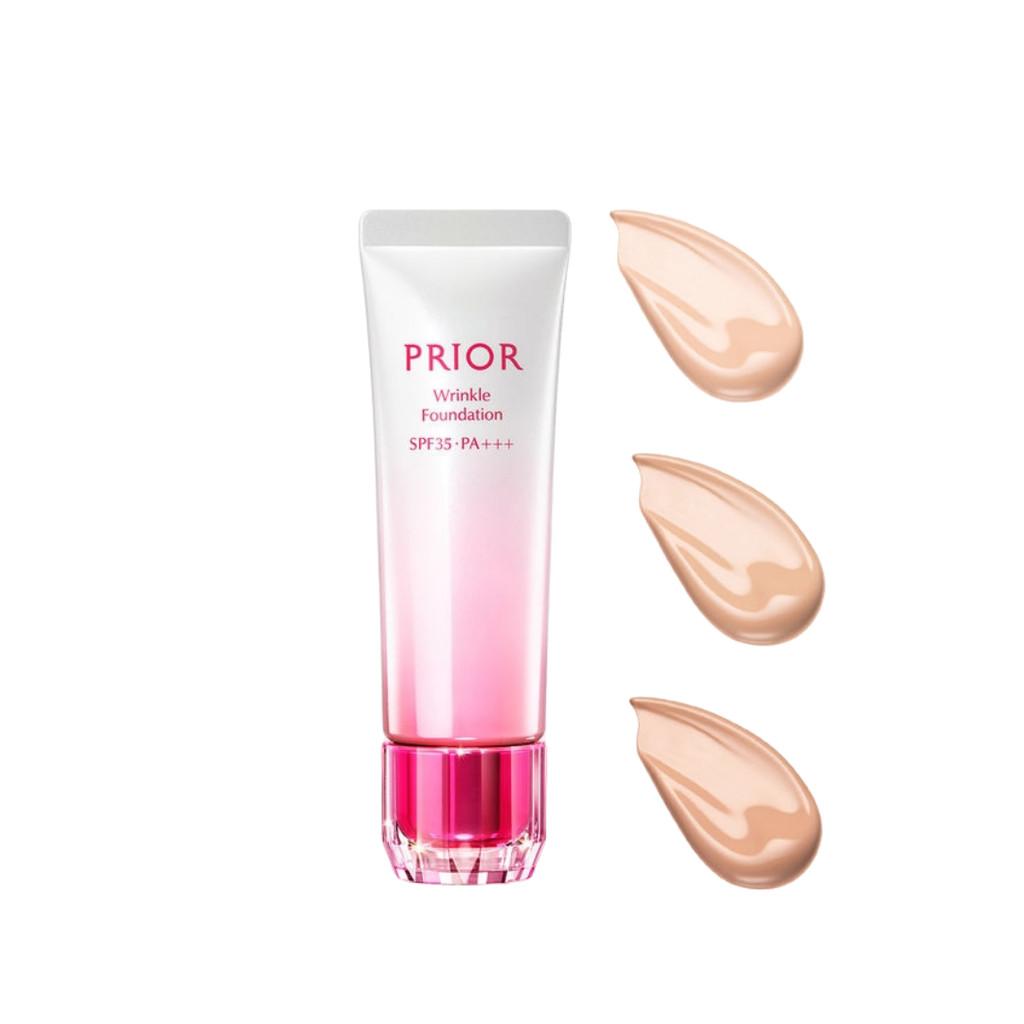 Shiseido PRIOR Medicinal Wrinkle Beauty Corset FD 1 Light  2 Medium Light  3 Dark 30g