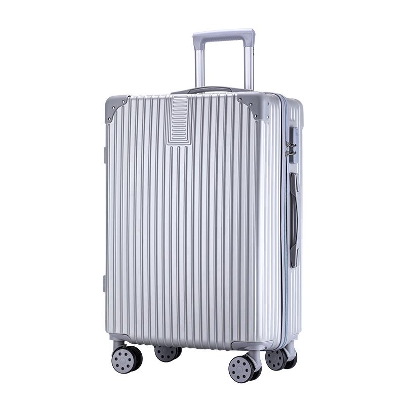 20" ABS Universal Wheel Zipper Suitcase with Combination Lock - 4-Piece Carry-on Set