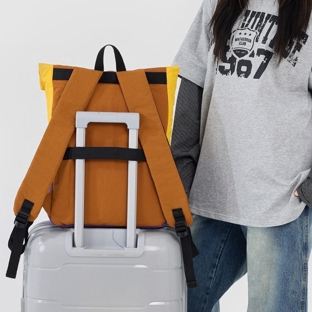 Neuer Trendiger Klappendesign Outdoor-Stil Rucksack Leichte Große Kapazität Langlebige Tasche für Wandern Camping & Täglichen Schulweg