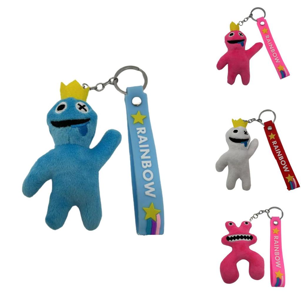 Cuddly Roblox Rainbow Friends Plush Toy Pendant Keychain