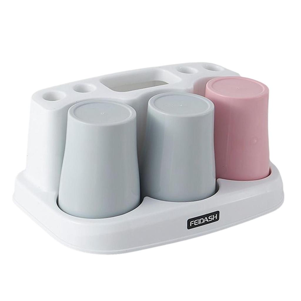 Toothbrush Cup Holder, Multi Functional Storage Easy Cleaning Holder for Travel ,