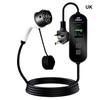 Electric Car Charger TYPE-2 Charging Cable EV Charging Station Wallbox with LED Digital Display Electric Charger 3.5KW 5M 8-16A