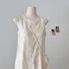 Small Sweet Print Sleeveless Medium and Long Dress Women's Summer New Age Reduction Loose and Thin Vest Skirt