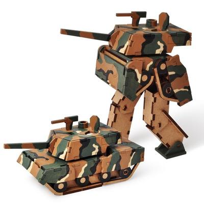 Breakfast Tree Assembly Kit Transformation Robot Korea 3d Puzzle