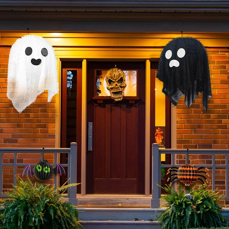 1PC Easy Halloween Craft Supplies Halloween Ghost Lantern Handmade Spooky Lantern Decor Eco-Friendly Halloween Crafts 30cm