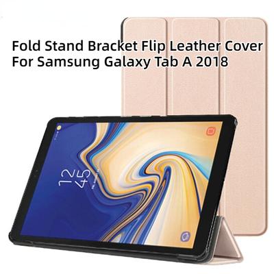 For Samsung Galaxy Tab A 2018 10.5 A Advanced 2 T590 T595 SM-T590 Tablet Case Custer Fold Stand Bracket Flip Leather Cover