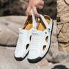 38-48 Herren Übergröße Leder Strand Sandalen