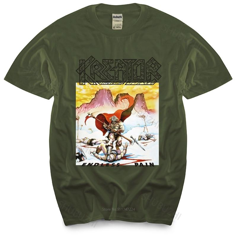 cotton tshirt men summer tees KREATOR ENDLESS PAIN THRASH DESTRUCTION SODOM CORONER RAGE fashion brand teeshirt homme tops