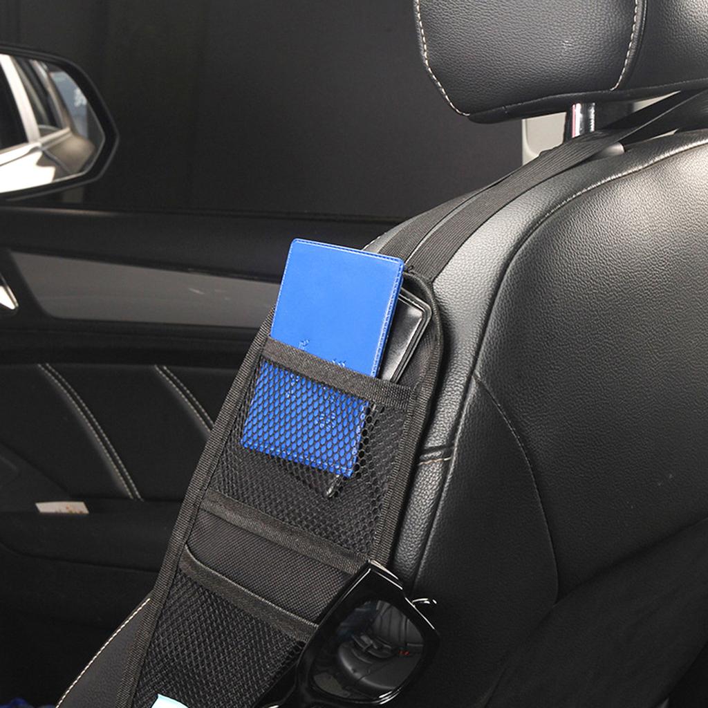 Universal Car Seat Side Organizer Multi-Pocket Automotive Front Seat Organizer for Cars SUV & Truck