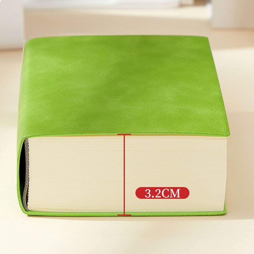 Super Thick Pocket Notepad PU Leather Diary Notebook Simple B6 Mini Notebook  Daily