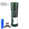 Super Long Range Tactical Flashlight High Power LED Torch USB Rechargeable Strong Light Lamp Outdoor Portable Lantern Waterproof