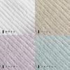 Imabari Bath Towels, Set of 4, Thin, Quick-Drying, 100% Cotton, Made in Japan, Easy to Dry Indoors, Rib Weave, Striped Pattern, Stylish and Cute (Set