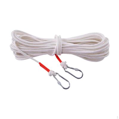 8mm Thick, Windproof Clothesline with Hooks for Home And Outdoor Use.
