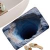 3D Visual Abyss Design Bathroom Rugs Fast Drying Bathroom Mat Non-Slip Entryway Rugs Quick-Dry for Kitchen Home Front Door