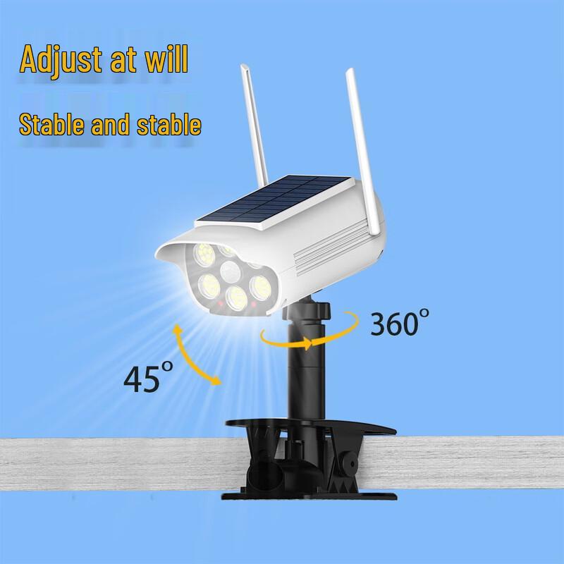 Solar Motion Sensor Dummy Security Camera Light