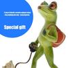 Cute Frogs Dog Resin Figurine Contemporary Animal Sculpture Funny Statue Gift Perfect For Home Liveing Room Display