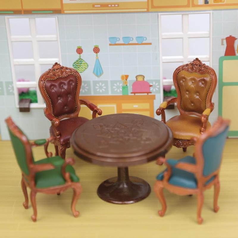 1/12 Dollhouse Simulation Mini Armchair Model Doll Home Living Room Sofa Chair Furniture Decor Toy Dolls House Accessories