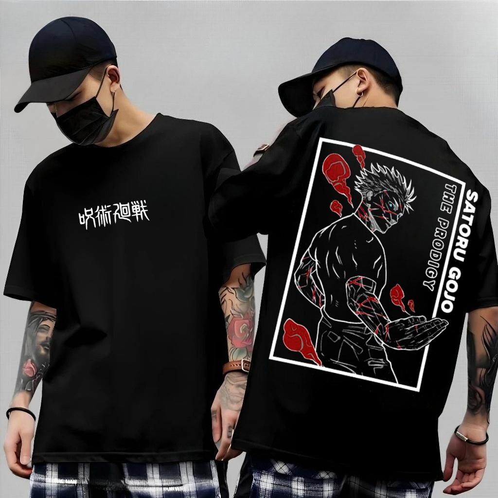 Anime Gojo Satoru Jujutsu Kaisen Printed T-shirt Men's and Women's T-shirt Men's Top Sports T-shirt Men's T-shirt Summer Tee New