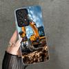 Excavating Machinery Cool Shockproof Phone Case for Samsung A17 A16 A15 A14 A37 A57 A36 A56 A26 A35 A55 A25 A34 A54 A24 A13 A23