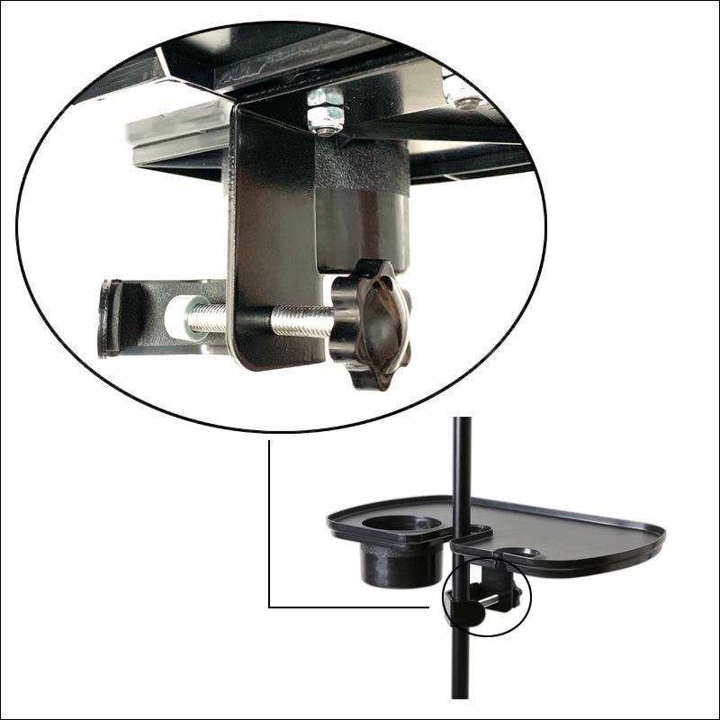 Verstellbare Metall-Soundkartenablage & Mikrofonständer mit Ablageregal