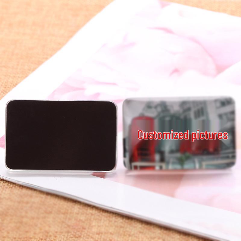 Dreamy Aurora 3D Crystal Glass Magnetic Refrigerator Sticker – Colorful Metal Home Decoration Gift