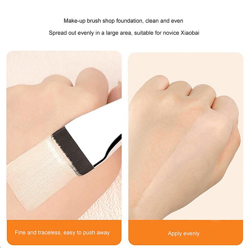 Ultradünner Foundation-Pinsel, leichter Konturpinsel für das Gesicht, flacher Konturpinsel, zum Verblenden von Foundation-Creme, Make-up-Pinsel, Schönheit