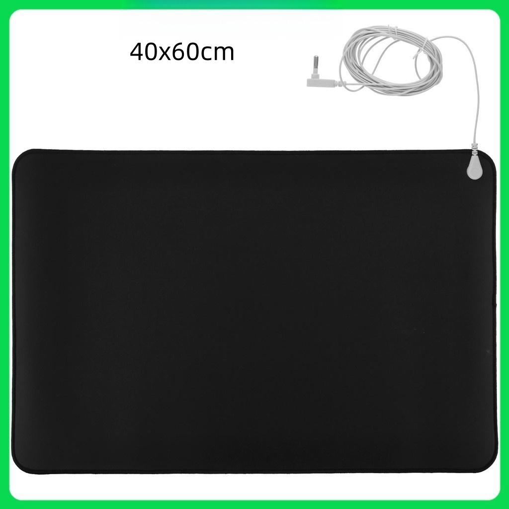 Earth Connected Therapy Grounding Foot Mat Conductive Earthing Pad for Full Body Nonslip Leather Grounding Mattress