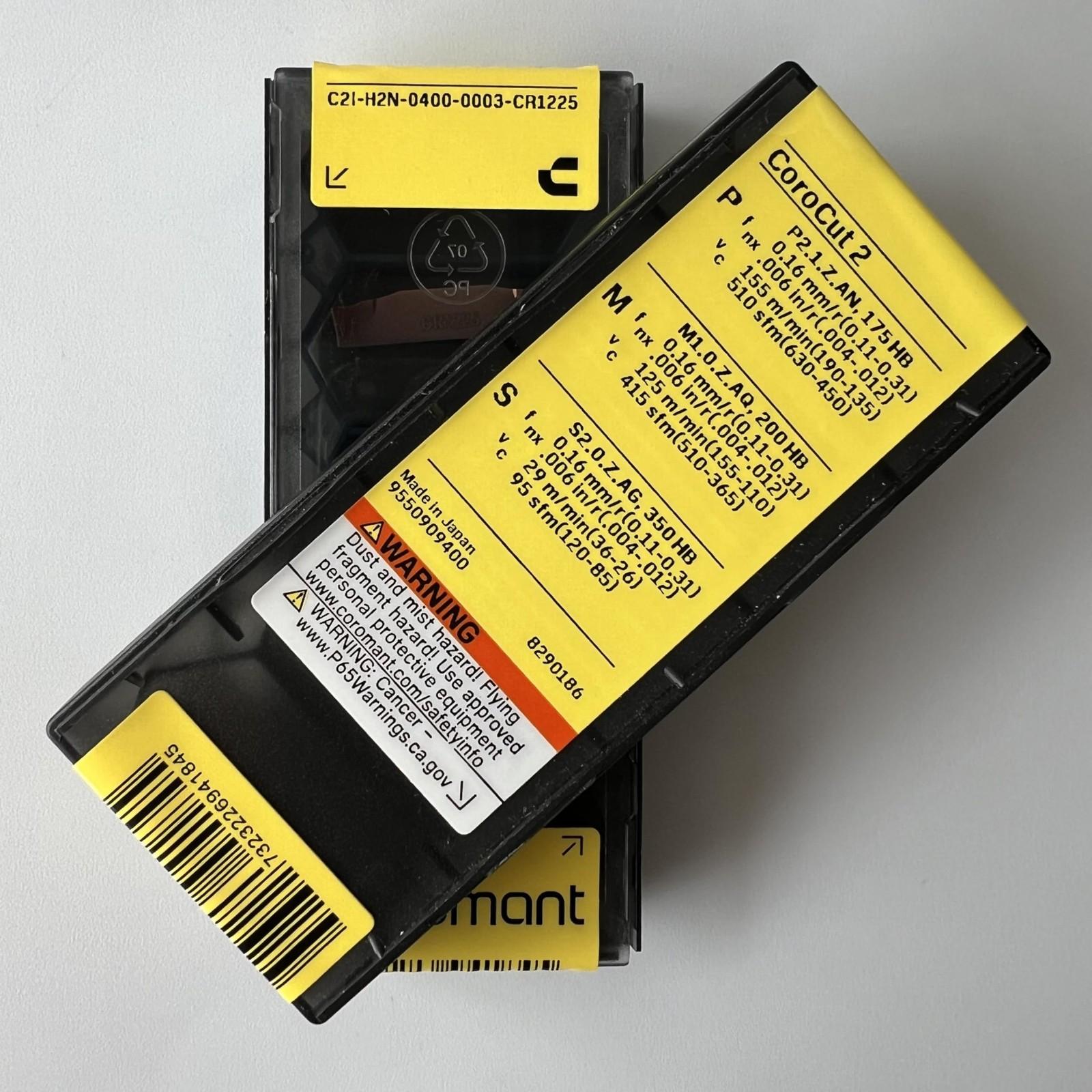 

SANDVIK / C2I-H2N-0400-0003-CR 1225 / Original Swedish hard alloy blade 5 Pcs