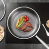 Non-Stick Frying Pan Stainless Steel Frying Pan Easy To Clean Kitchen Wokes Pans Suitable for Gas Stoves and Induction Cookers