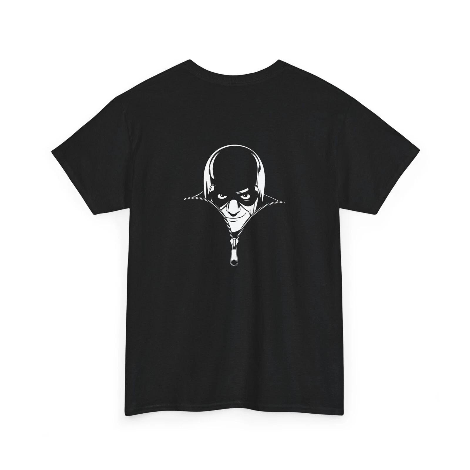 Unisex Heavy Cotton Tee with Edgy Graphic Design, Casual Wear, Street Style tee S
