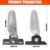Universal Foldable Footrest Easy Installation No Tools Required Sturdy Support for Most Electric Scooters Motorcycle