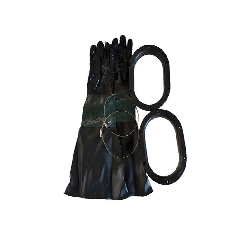 Industrial Sandblasting Gloves: Lengthened, Thickened, Wear-Resistant Latex with Smooth Surface for Labor Protection