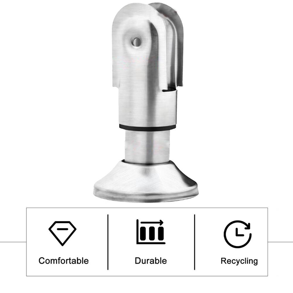 6CM Skiljeväggsfäste Lättviktigt Silver Rostfritt Stål