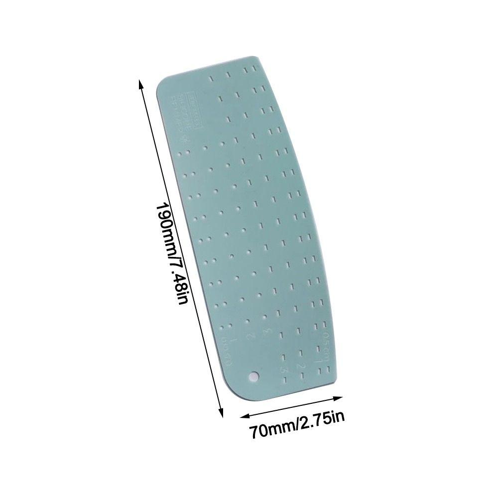 New with Hole Acrylic Hemmer Non-Slip Quilting Sewing Gauge Measuring Tool DIY Sewing Template Beginners